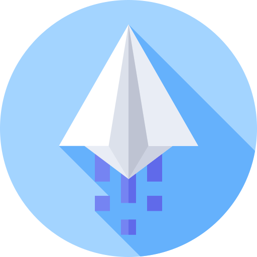 Ikona papierowego samolotu